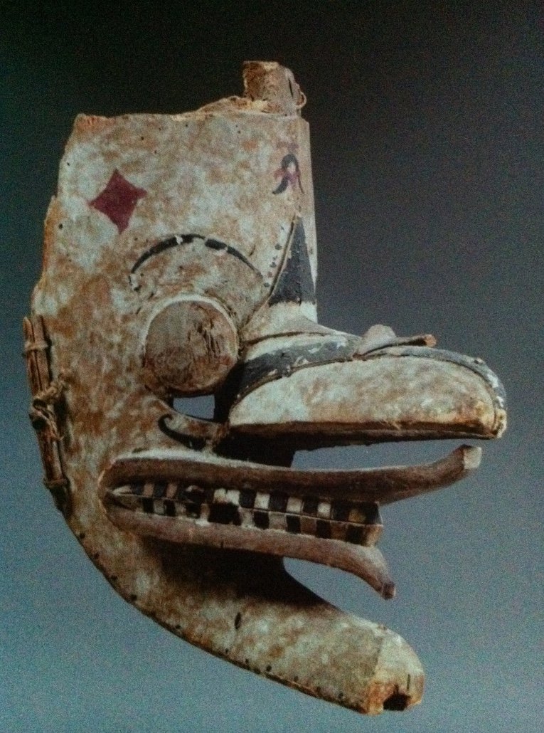 Ancient Hudoq Mask - Dayak - Indonesia Borneo .. Kenyah Or Kayan Peoples ..-photo-5