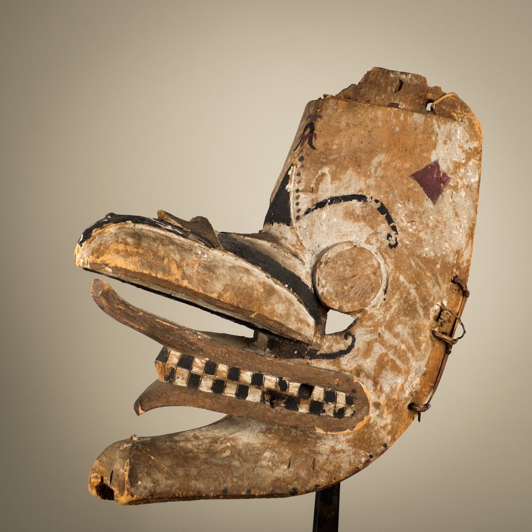 Ancient Hudoq Mask - Dayak - Indonesia Borneo .. Kenyah Or Kayan Peoples ..-photo-1