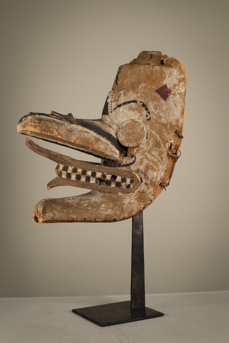 Ancient Hudoq Mask - Dayak - Indonesia Borneo .. Kenyah Or Kayan Peoples ..-photo-6
