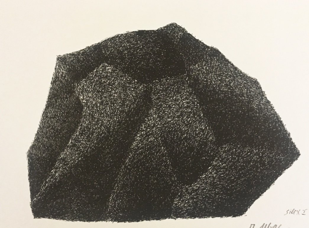 Raoul UBAC - Silex I -  lithographie originale de 1981 - signée - édit Maeght-photo-3