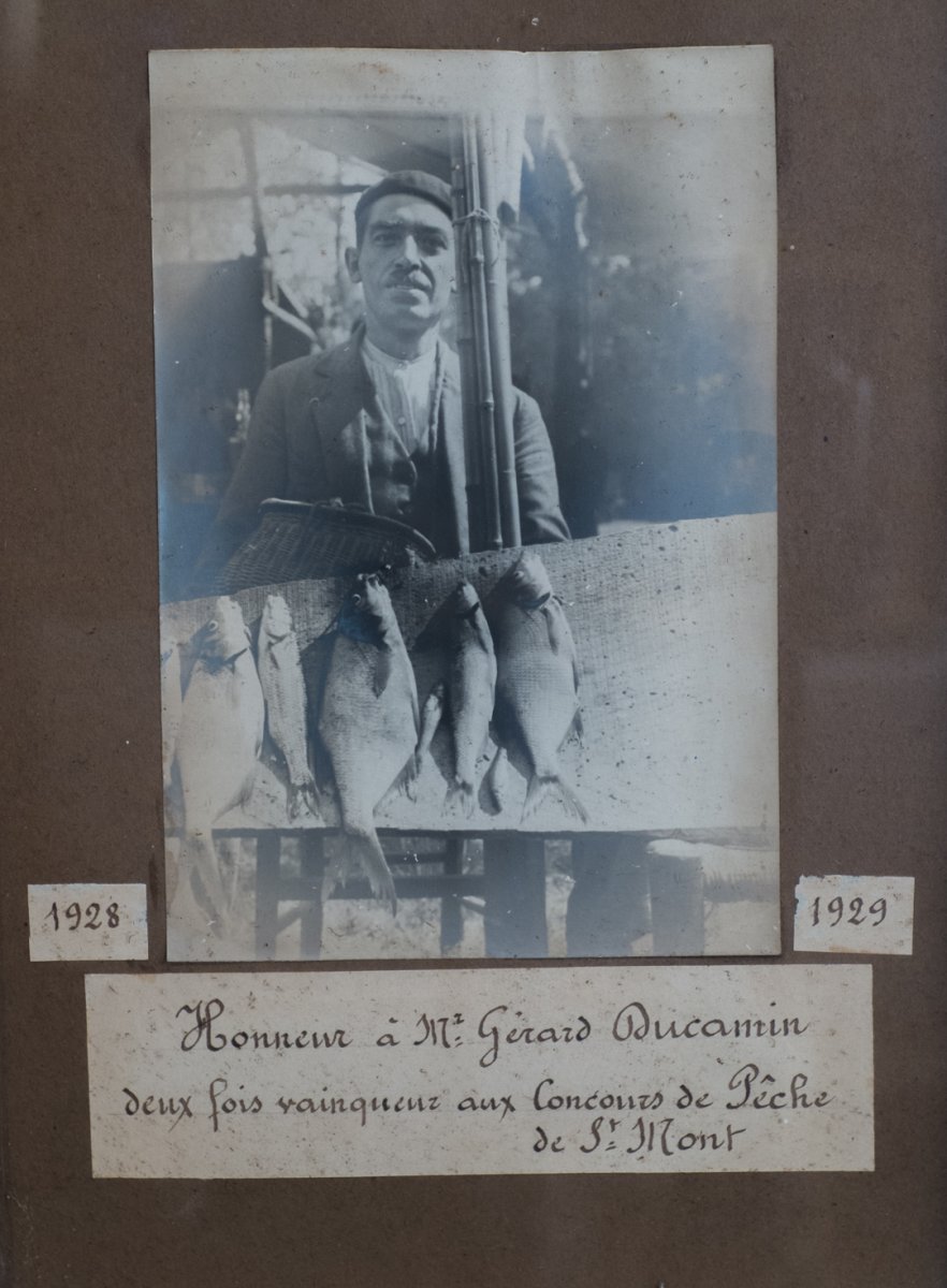 Old Photograph . Fishing Contest Of St Mont ..-photo-2