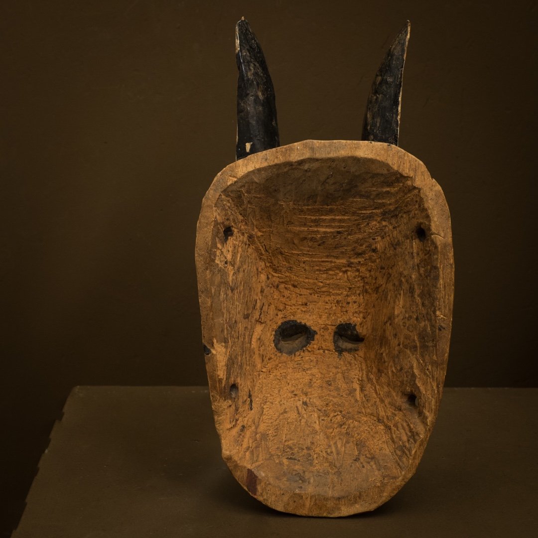 Gouro Hare Mask . Ivory Coast . Africa ..-photo-3