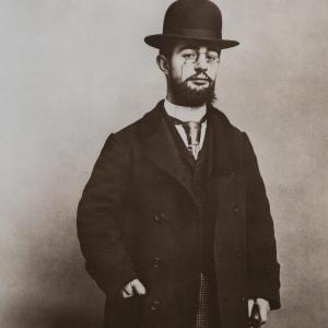  portrait d’ Henri de Toulouse-Lautrec ..  importante photographie de Maurice Guibert .