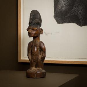 Ibeji Statuette - Ogbomosho Oyo - Yoruba Culture Nigeria - Early 20th Century 