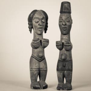 anciennes poupées Ibibio - Nigéria - Art africain ..