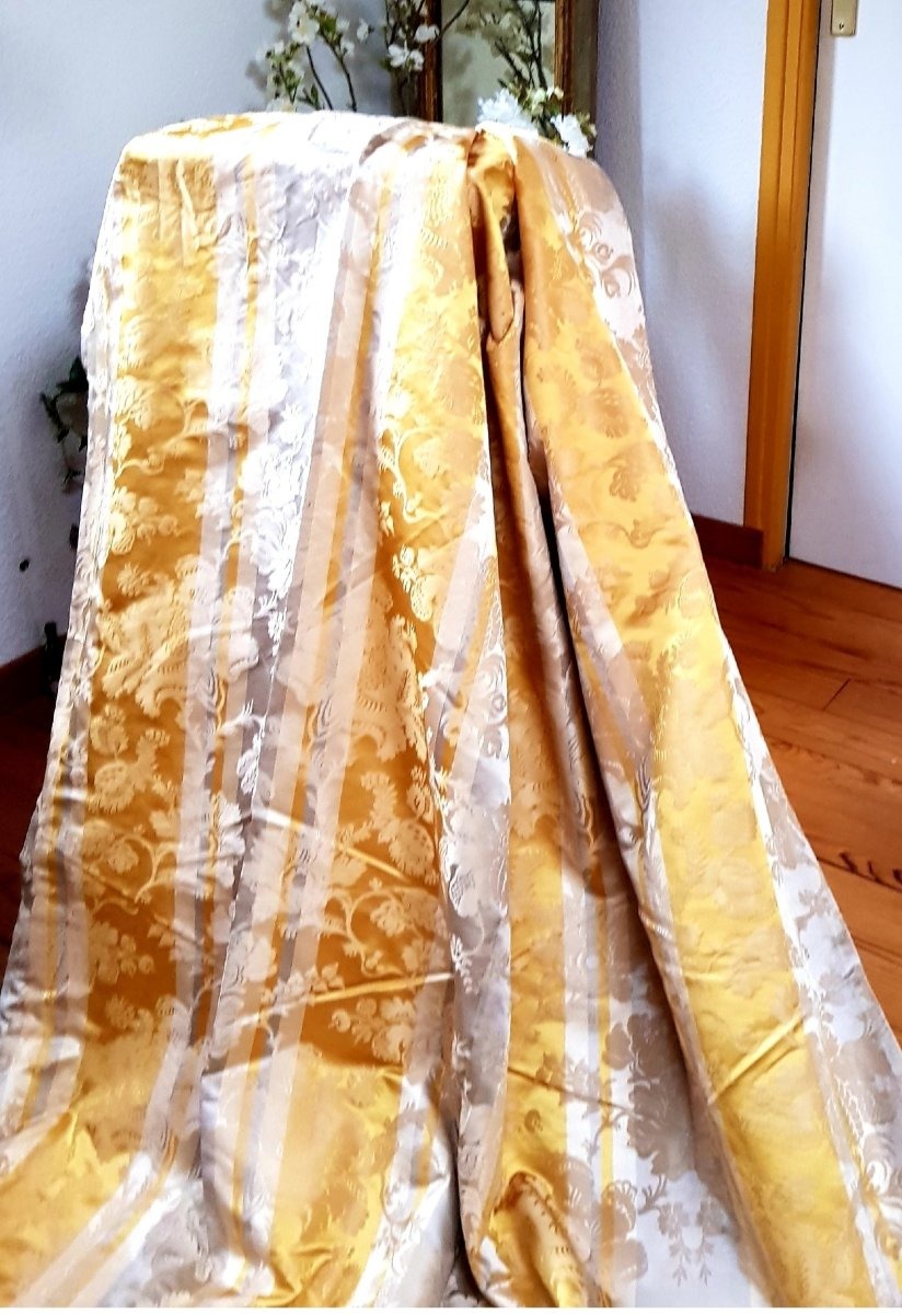 Importante paire de panneaux ,classique , en soie , d'époque xix siècle ,-photo-2