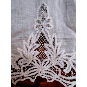 Pair Of Lace Curtains, Renaissance Lace