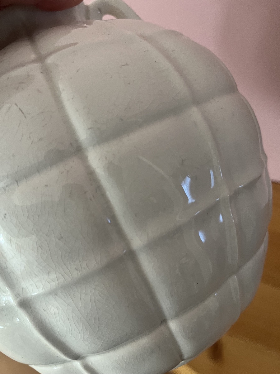 Un vase Richard Ginori dessiné par Gio Ponti circa 1929 ceramique blanche-photo-1