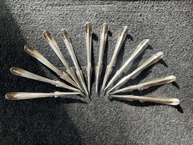 Silver Snail Forks Designed By Master Jeweler Jean Closset, Circa 1960-photo-3