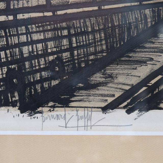 Un lithographie de Bernard Buffet Paris Epreuve d'Artiste-photo-2