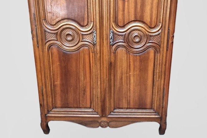 Regency Wardrobe In Walnut 18th Century-photo-4