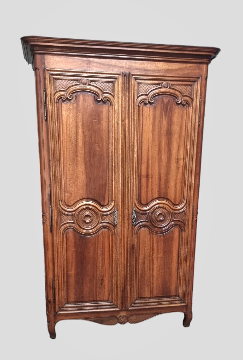 Regency Wardrobe In Walnut 18th Century