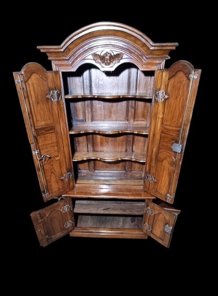 Two Bodies Of Double Evolution Woodwork Early 18th Called "presentation".-photo-2