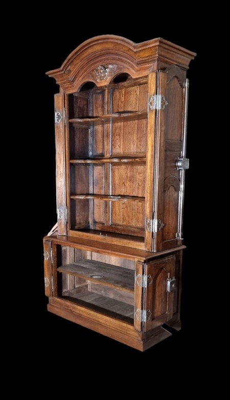 Two Bodies Of Double Evolution Woodwork Early 18th Called "presentation".-photo-2
