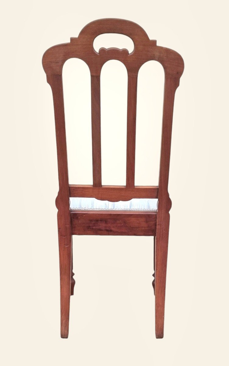 Set Of 8 19th Century Mahogany Chairs -photo-5