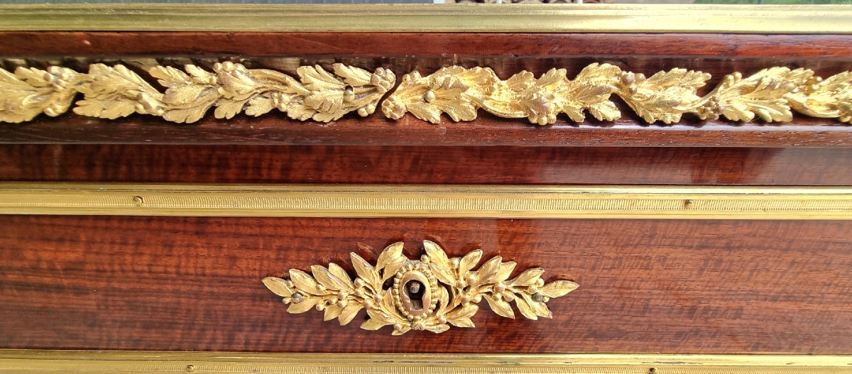 Louis XVI  Style Coffee Table Stamped "grohe".-photo-6
