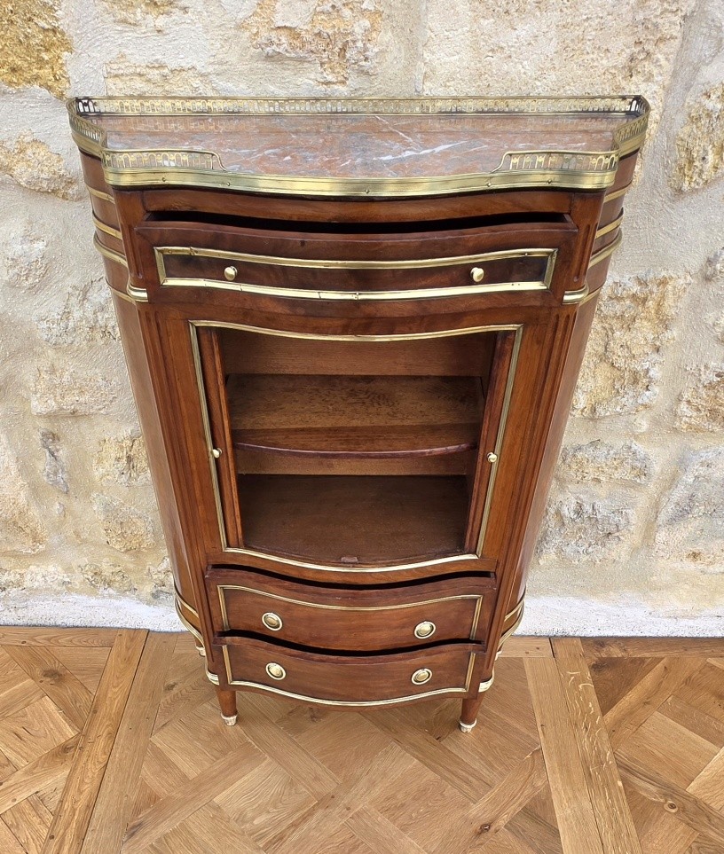 Meuble à hauteur d'appui Napoléon III acajou de Cuba-photo-2