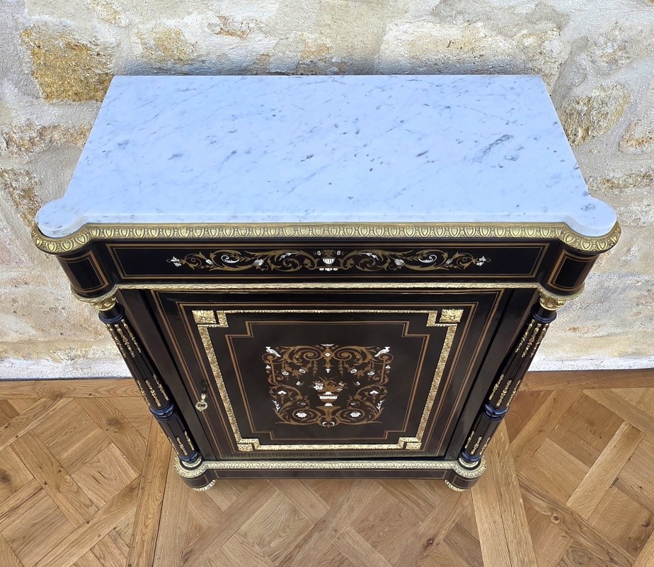 Meuble à hauteur d'appui d'époque Napoléon III XIX-photo-1