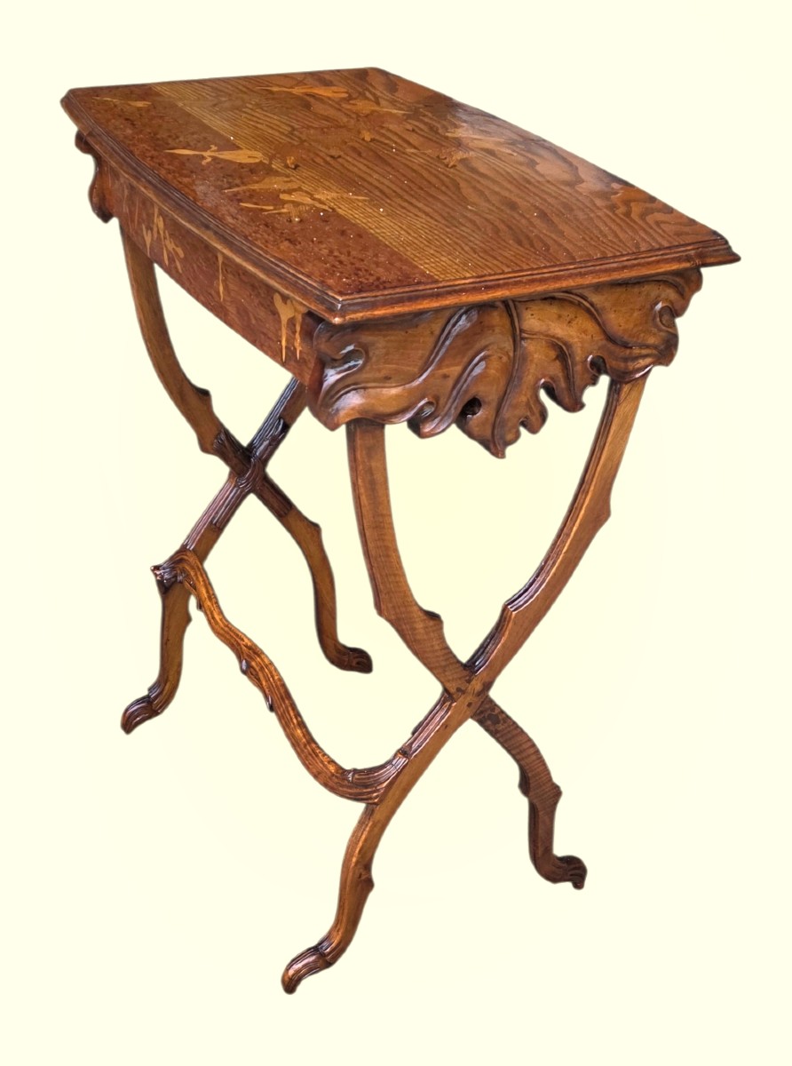 Table à thé Emile Gallé-photo-2
