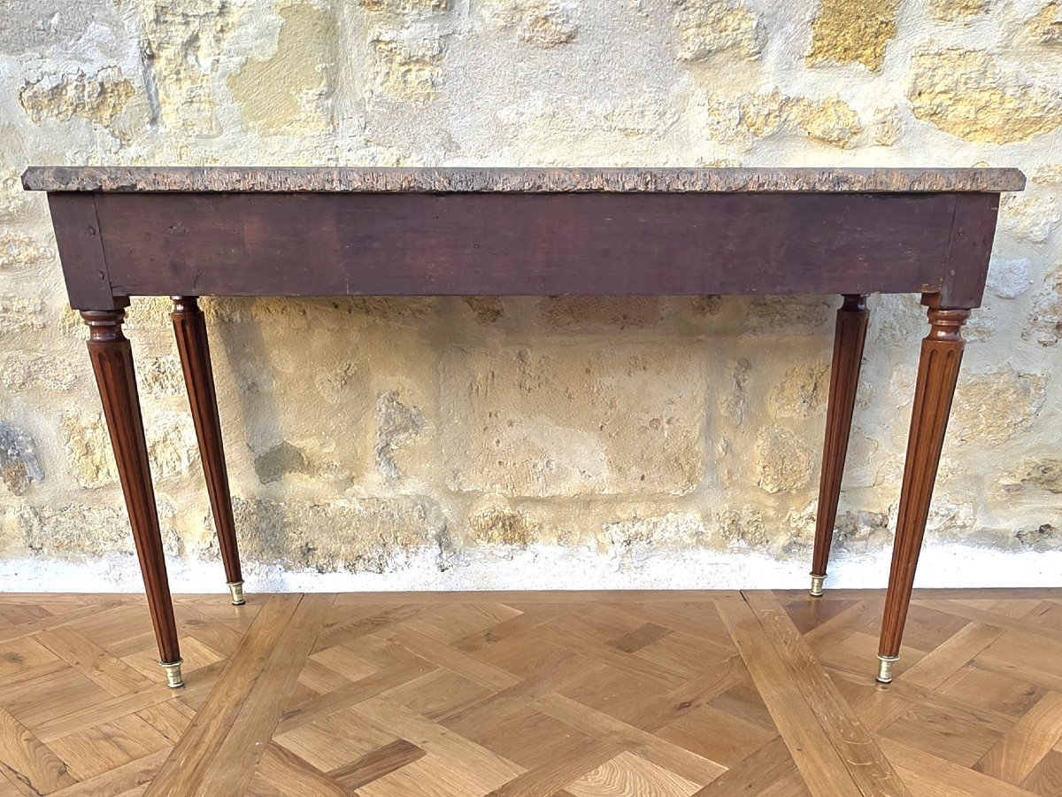Console d'applique d'époque Louis XVI en noyer-photo-2