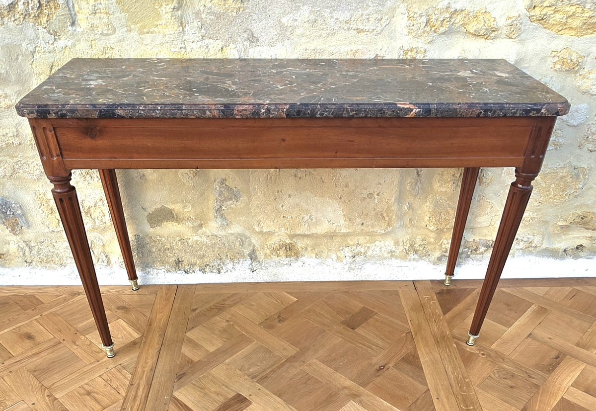 Console d'applique d'époque Louis XVI en noyer