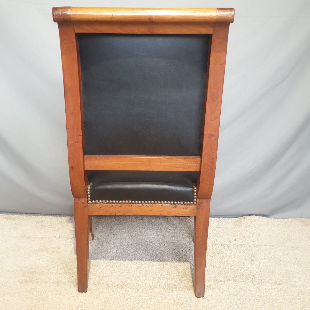 19th Century Officer's Armchair, -photo-3