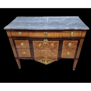 Louis XVI Chest Of Drawers Stamped: Jlf Legry