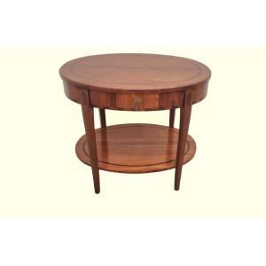 Art Deco Rosewood Coffee Table 1930 In Oval Shape