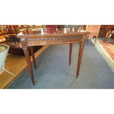 Small Table XVIII / XIX. Mahogany Stamp "g. Beneman"