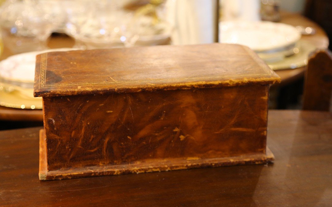 Coffret Bois Et Cuir Pour Ménagère 2 étages, Fin XIXème, Christofle, Occasion