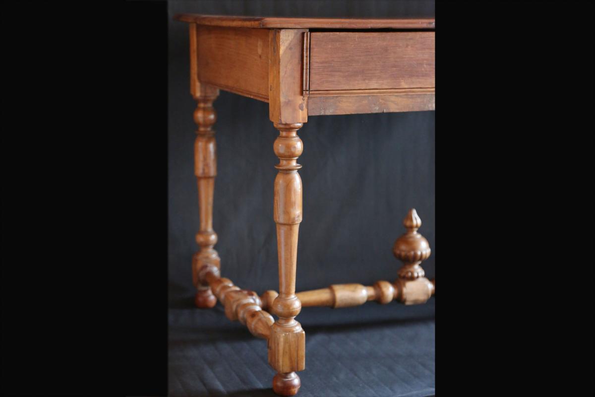 Table D'appoint En Gaïac Du XIXème Siècle, Bois Précieux, Entièrement D'origine