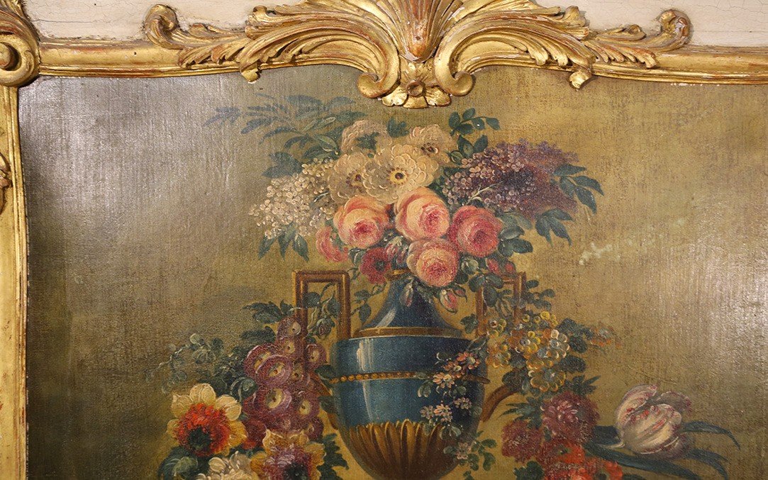 Trumeau Louis XV, époque XVIIIème Siècle -photo-4