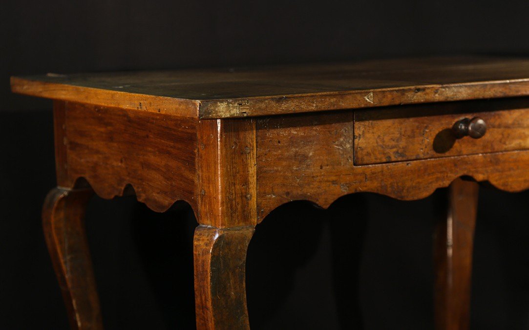 Petite Table Volante Louis XV, Noyer-photo-4