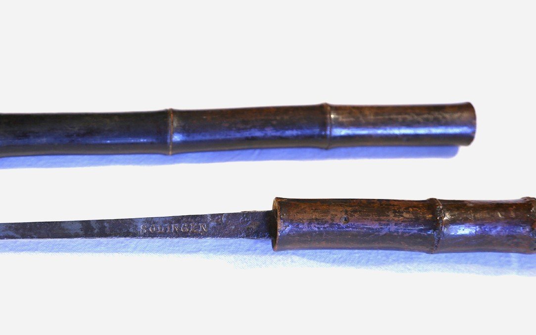 Canne épée Faux Roseau XIXème -photo-2
