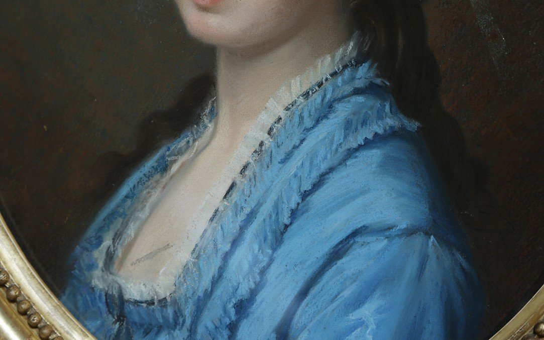Portrait Mrs. De Beck By Marcellin De Groiseilliez-photo-2