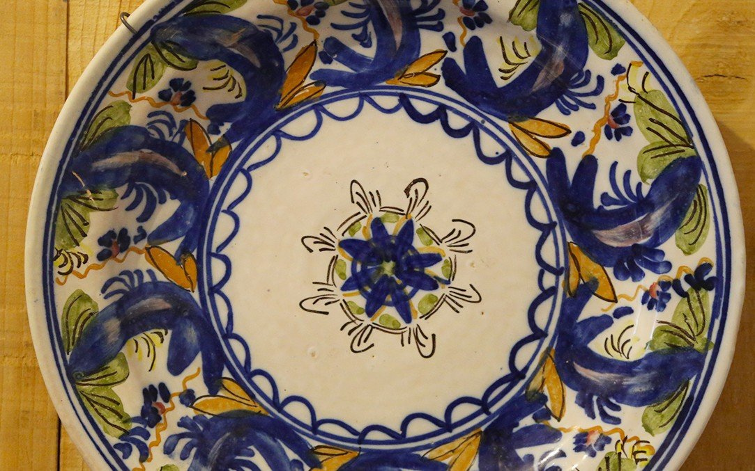 Dish, 18th Century Earthenware, Diameter 31 Cm-photo-3