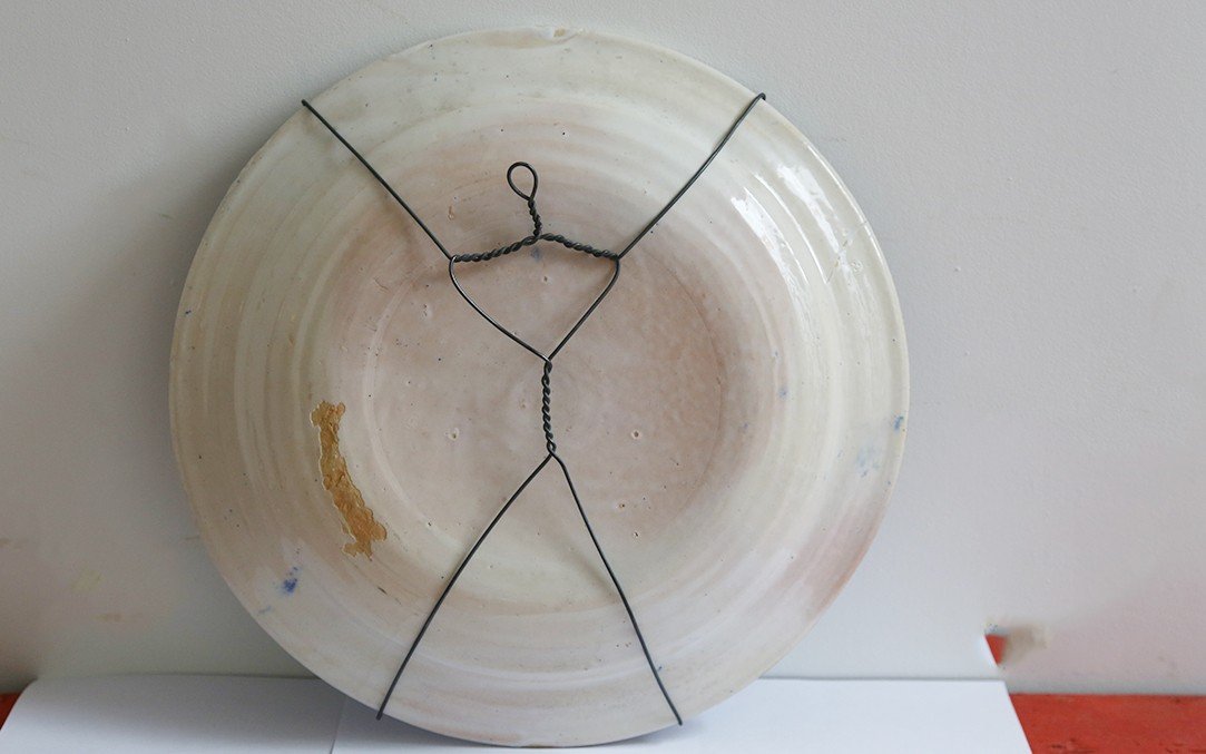 Plat, Faïence XVIIIeme, Diamètre 31 Cm -photo-2