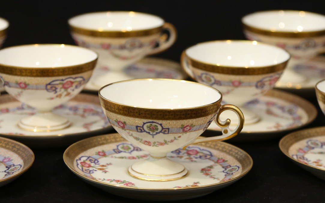 Tasses Et Sous-tasses, Service à Café, Thé, V. Siégel, Paris-photo-1