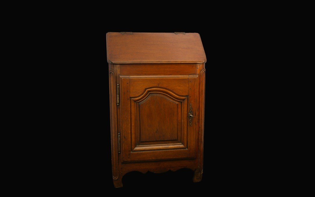 Oak Scriban, 18th Century-photo-4