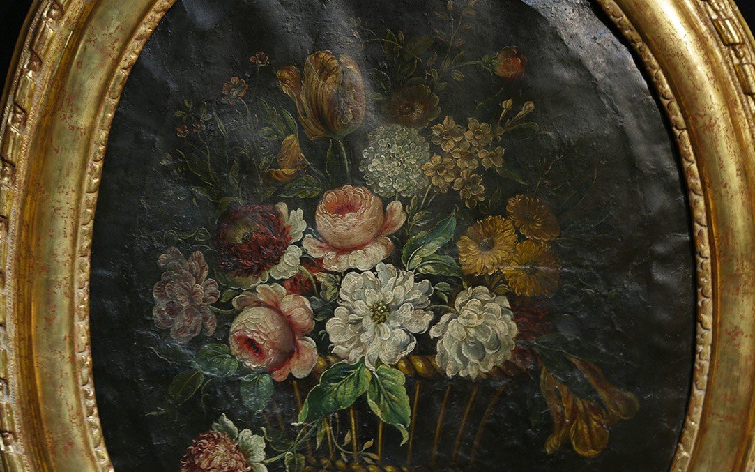 Still Life, Oil On Canvas 17th Century-photo-2