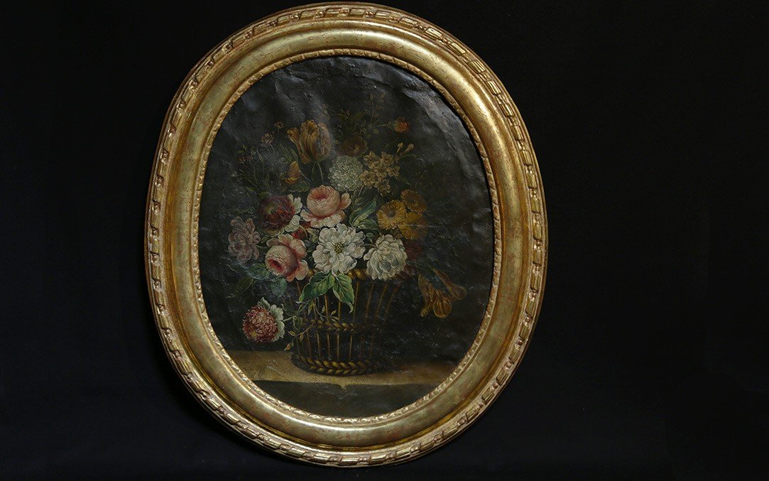 Still Life, Oil On Canvas 17th Century-photo-5