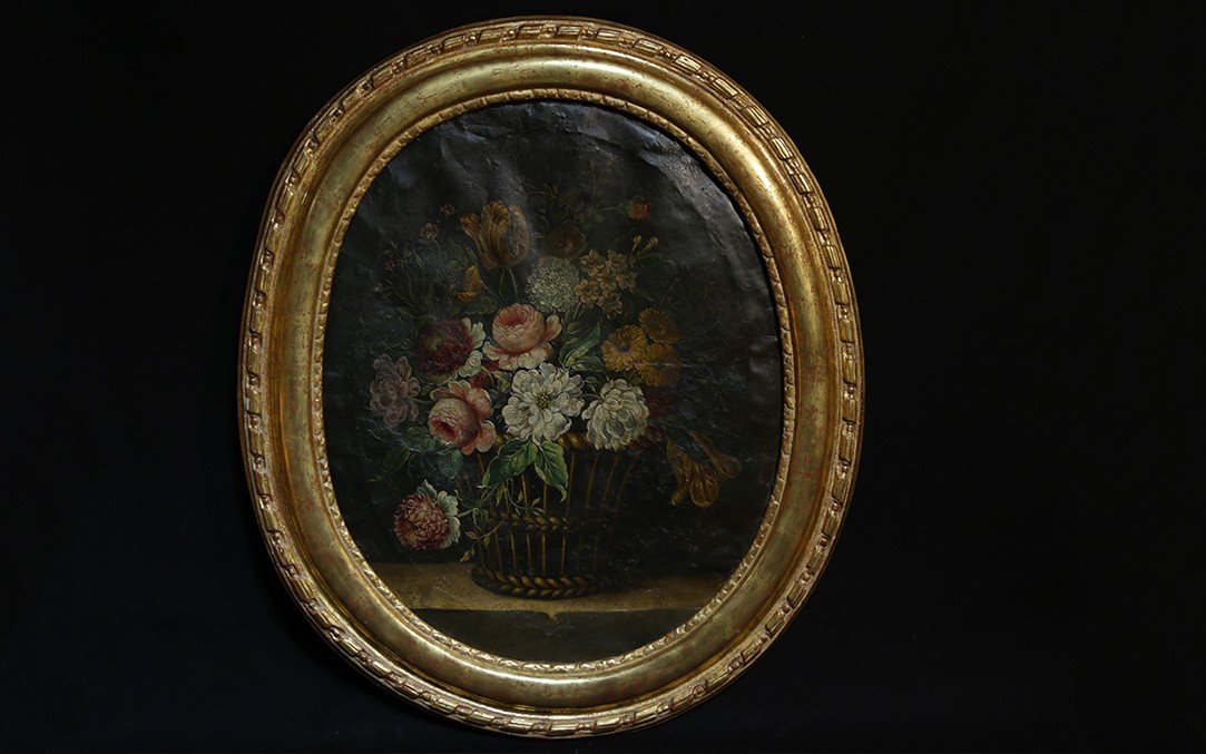 Still Life, Oil On Canvas 17th Century-photo-6