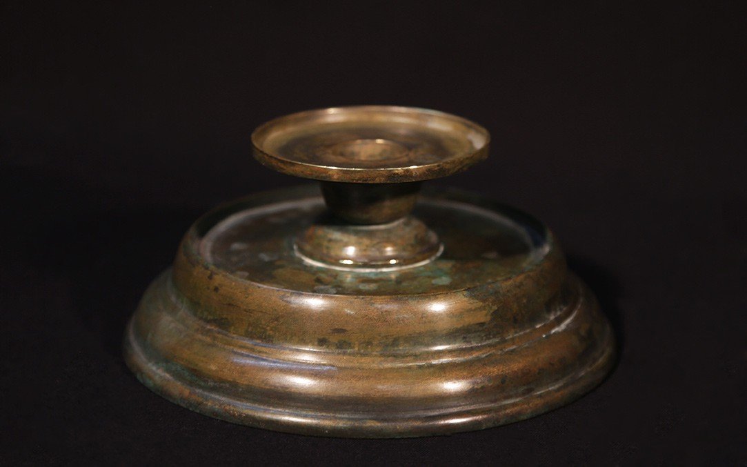 Bougeoir, Espagne, XVIIeme Siècle, Bronze