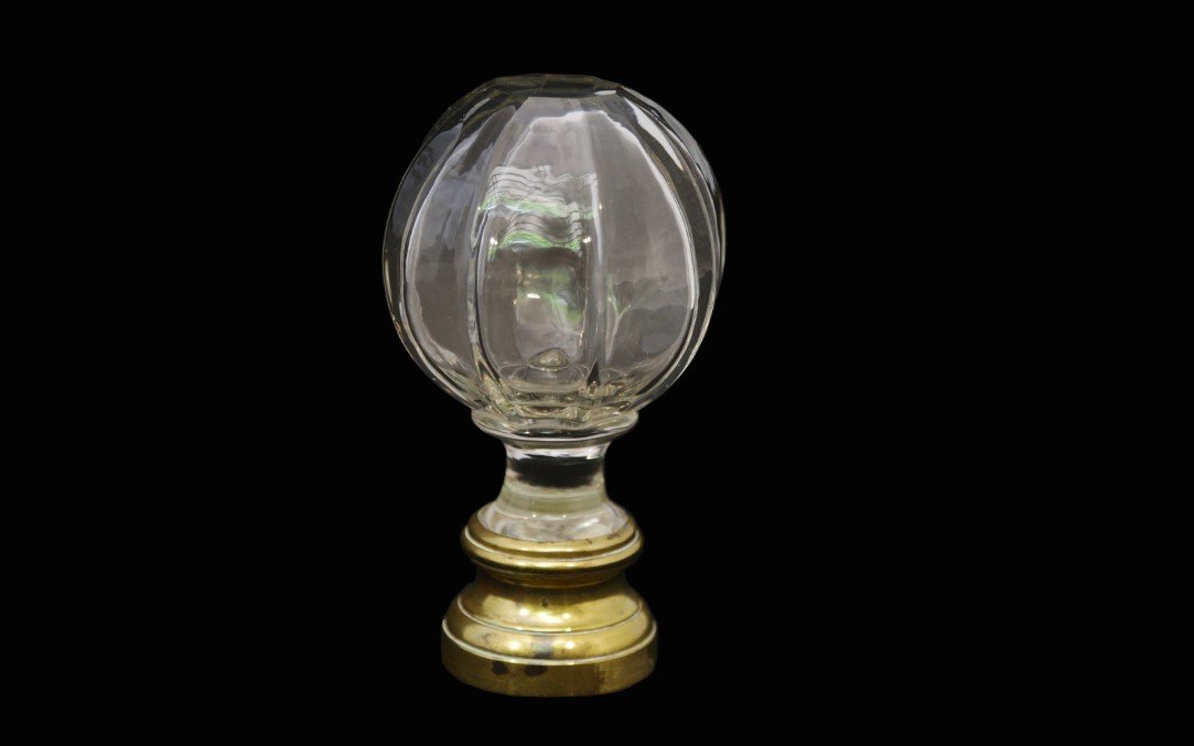 Staircase Ball In Crystal And Bronze (14.5 Cm)