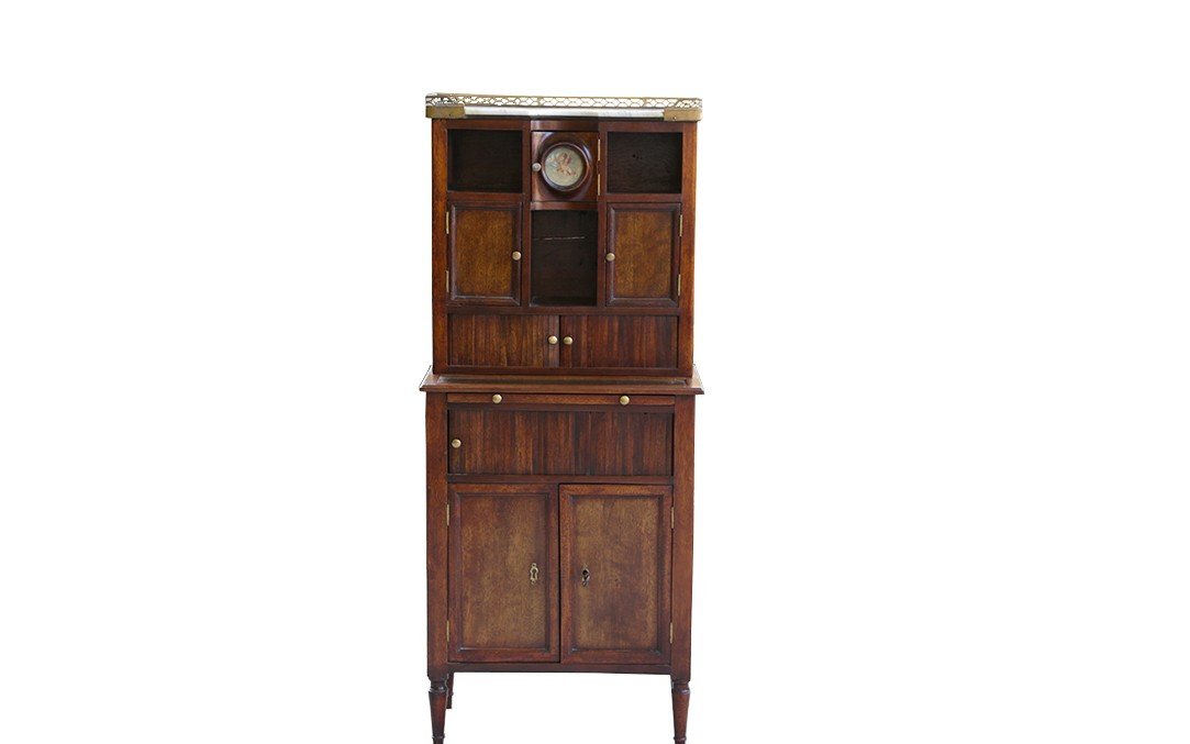 Small Directoire Secretary, 18th Century, Mahogany (122 X 52 Cm)-photo-2