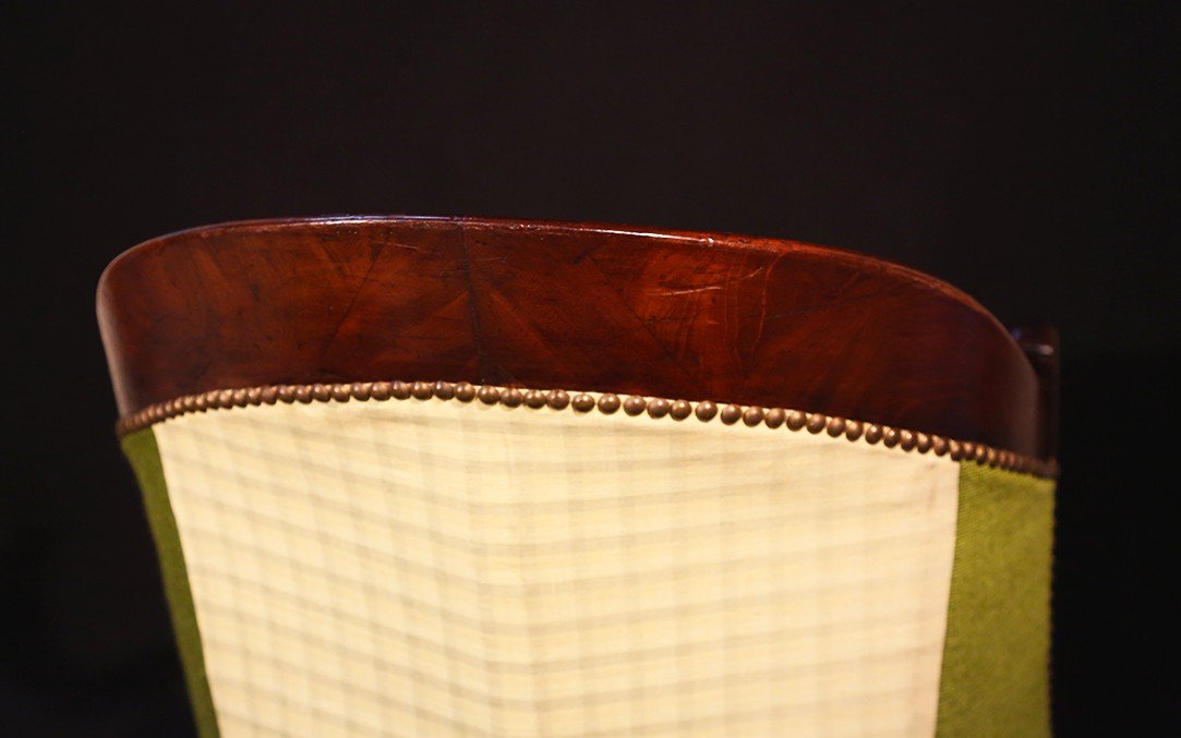 Fauteuil De Bureau, Acajou, 1er Empire-photo-3