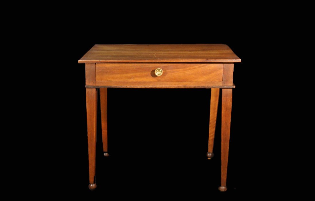 Small Directoire Table, 1 Drawer-photo-1