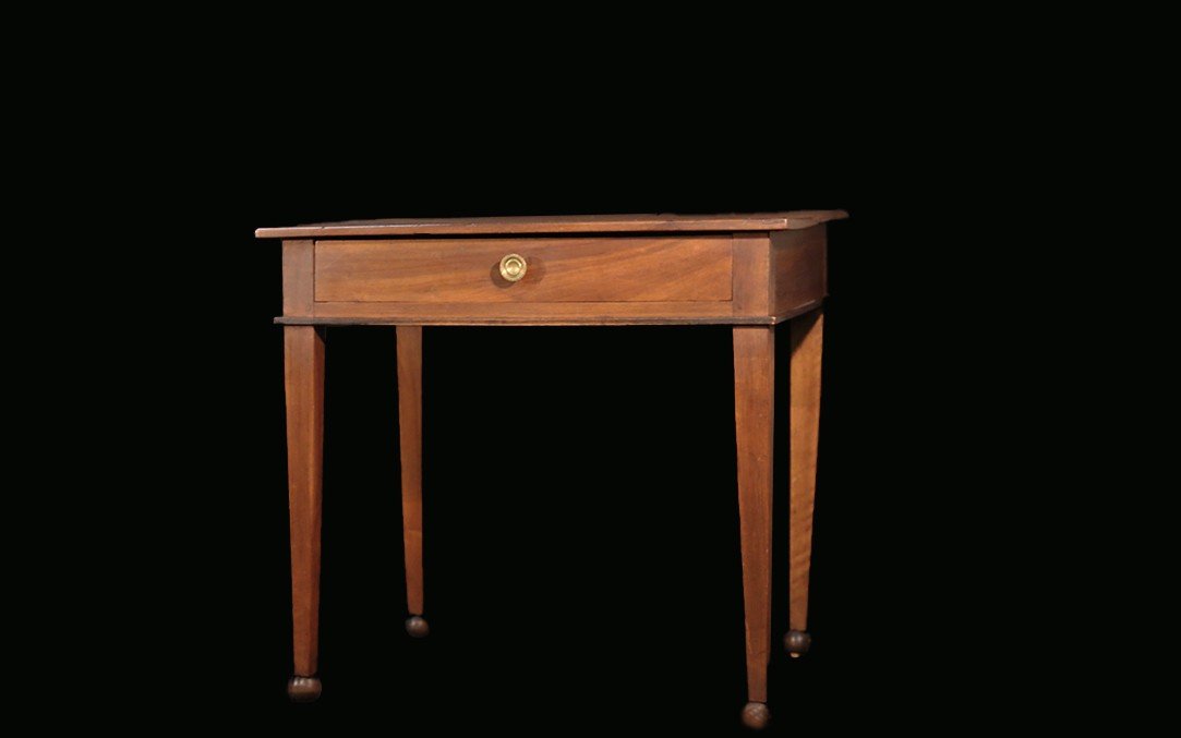 Small Directoire Table, 1 Drawer