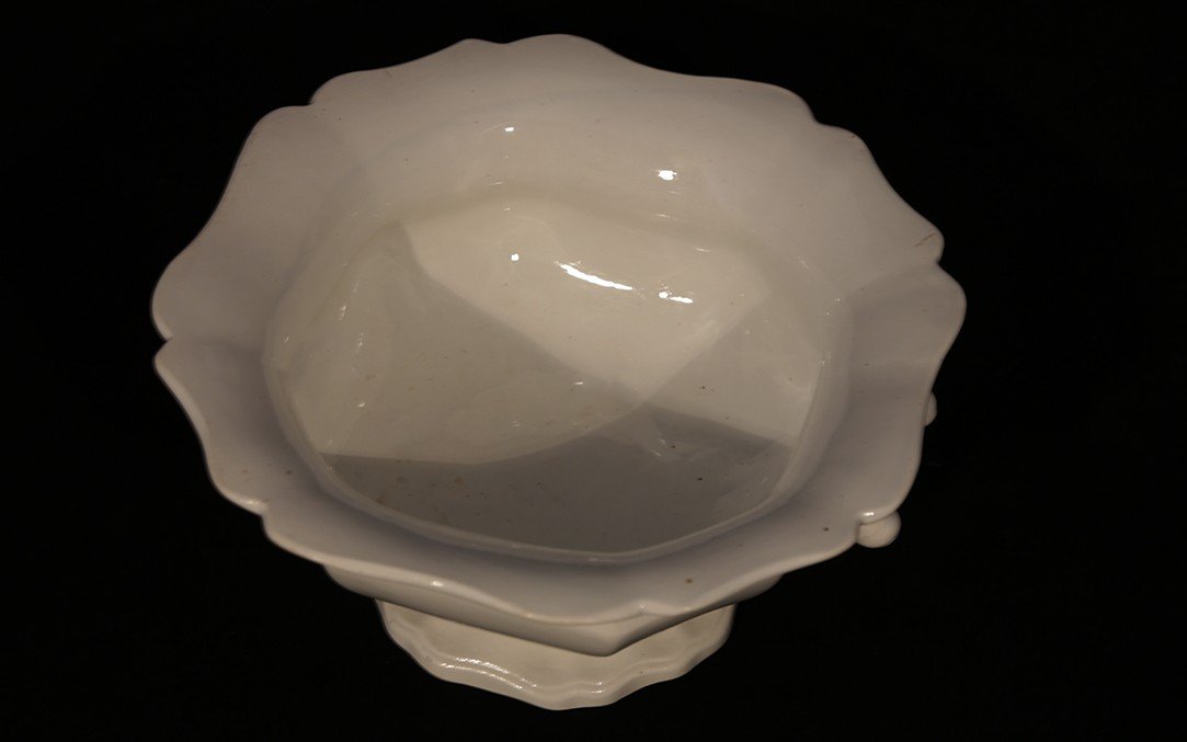 Fruit Bowl, White Porcelain-photo-2