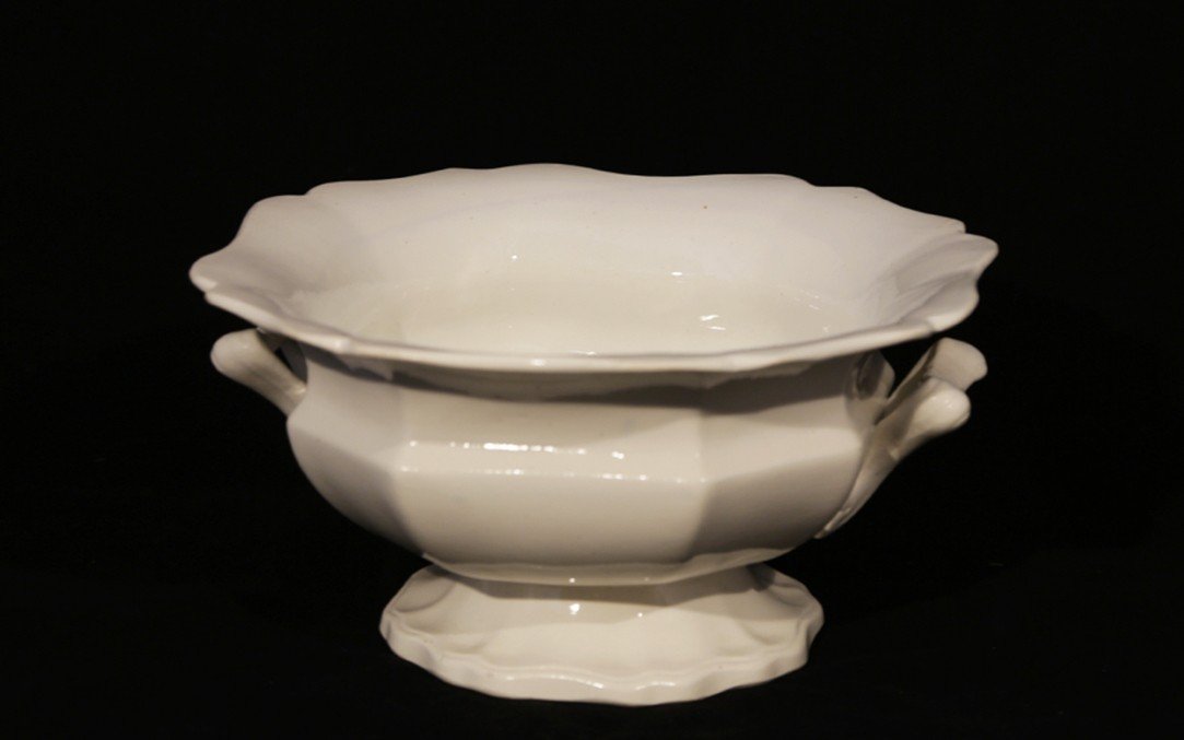 Fruit Bowl, White Porcelain-photo-4